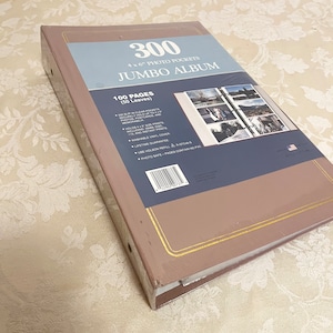 Mauve And Gold Large Photo Albums 80s World Travelers Albums Holds Photos 4x6 Pocket Camera Prints Holds Standard Size Picture