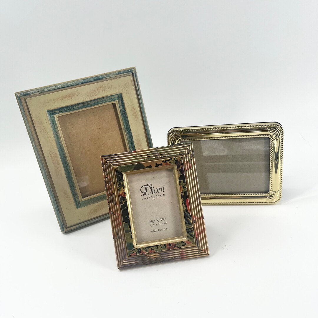 1980s Frames Set of 3 Mix Match Hanging Decor Small Family Tree Frames ...