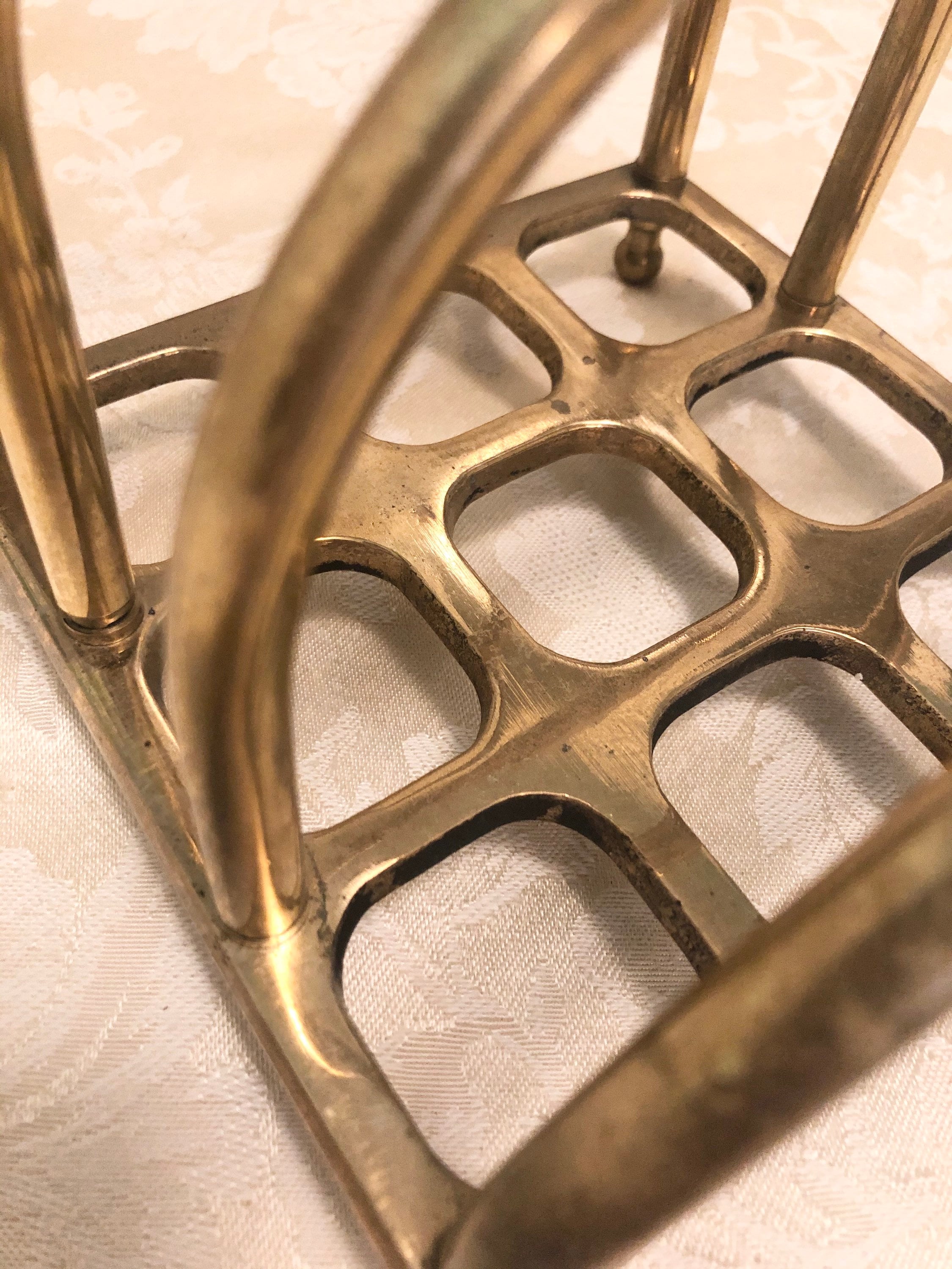 Antique Brass Toast Rack Toast Hanger Holds Toasted Bread On Etsy
