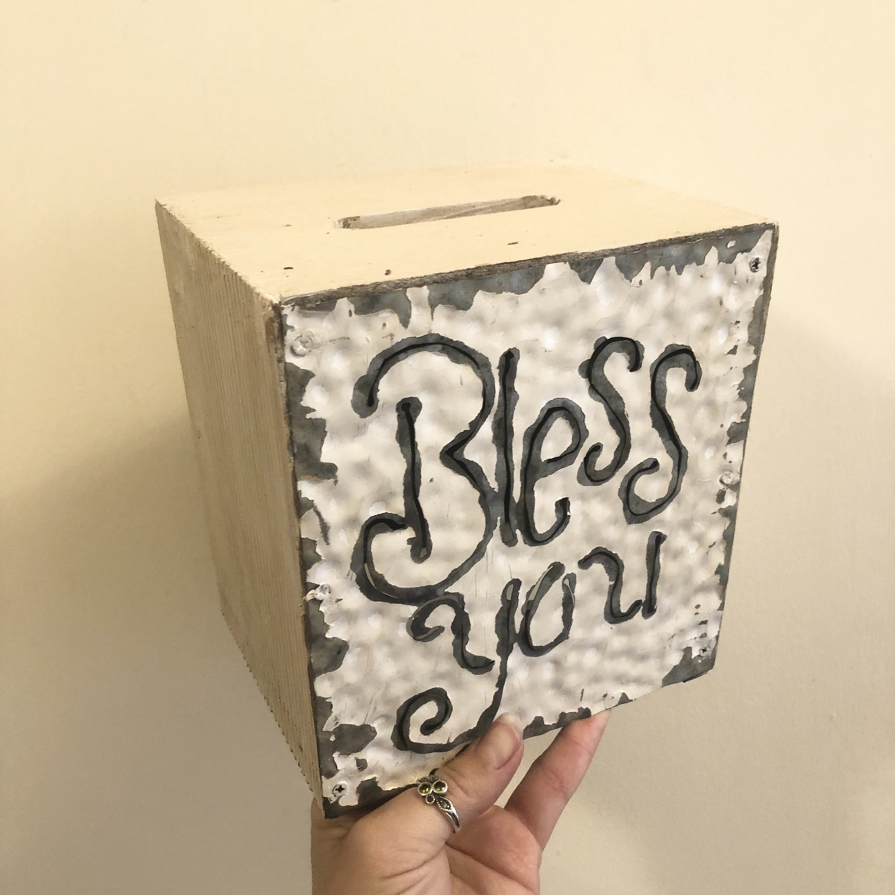 Trash Can With Matching Tissue Cover - Etsy