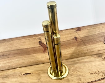 Brass Vintage Coin Counter Money Organizer Bank My First Bank Learn To Count Coins With Tubes To Hold Everything In A Neat Way