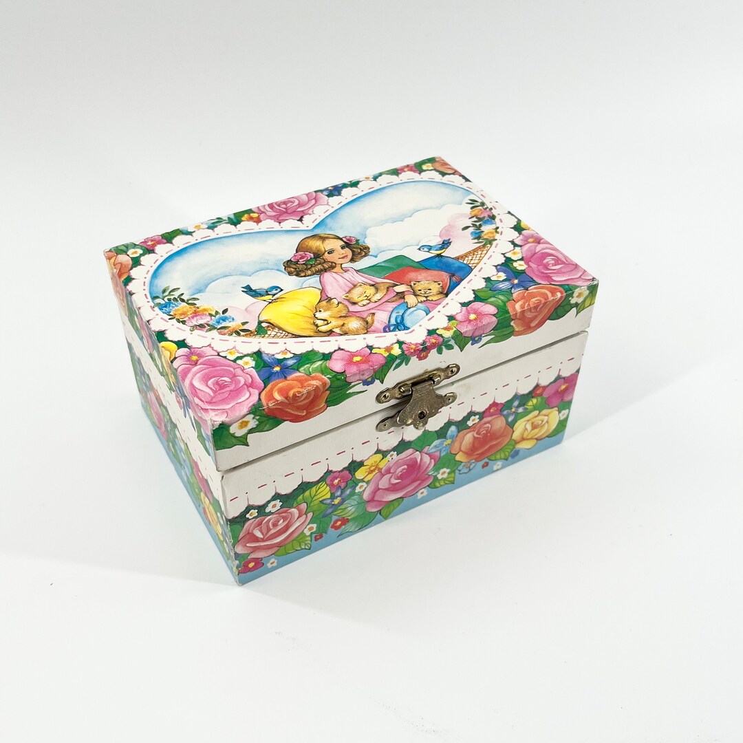 Vintage Ballerina Music Box Jewelry Box Jewelry Storage Musical Jewelry ...