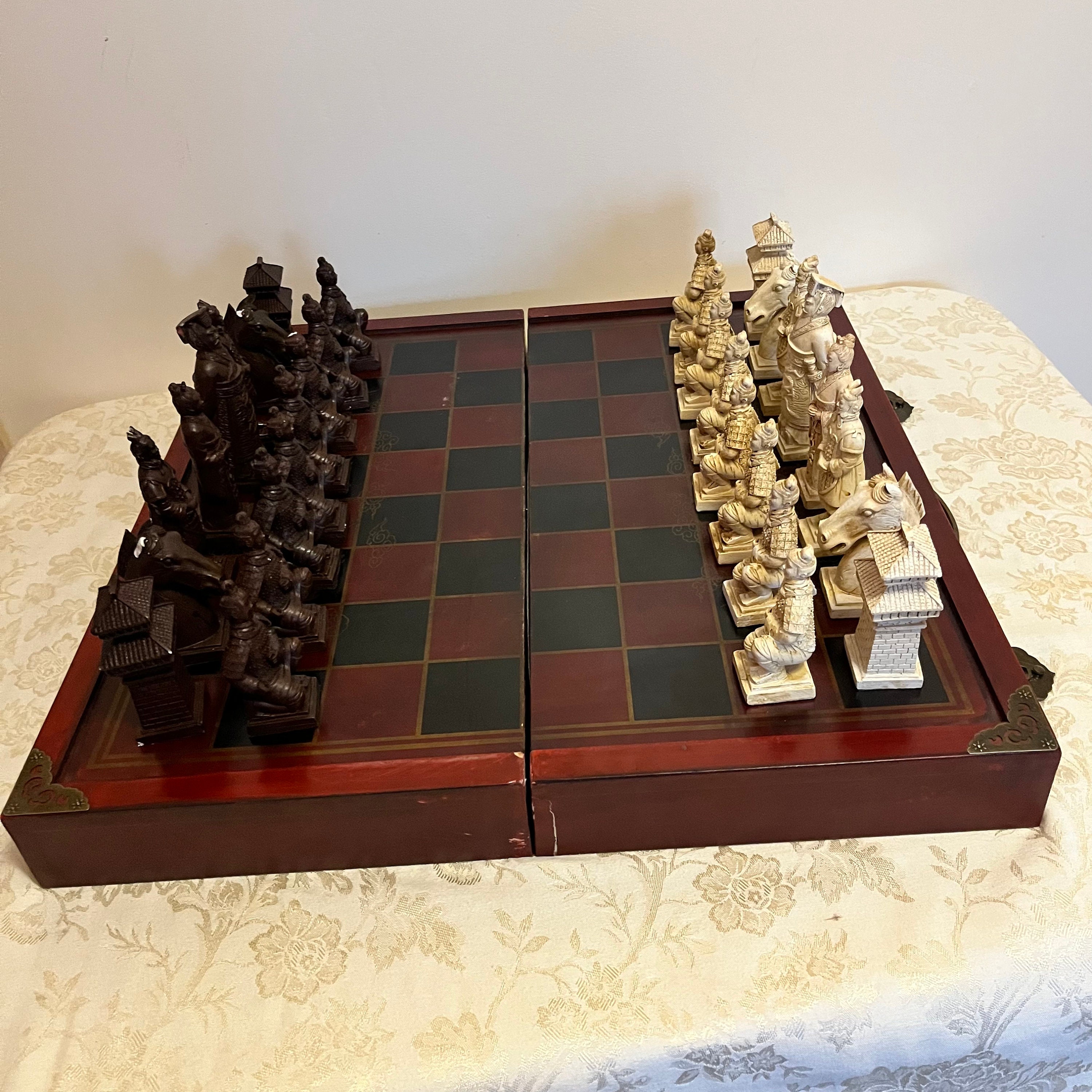 Jogo LEGAMI Vintage - Chess & Draughts – PAPEL&CA