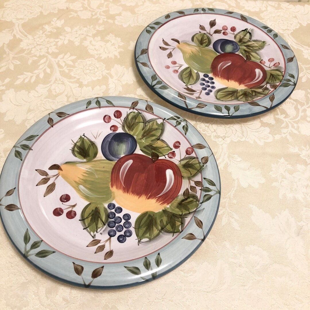 Black Forest Fruits Dinnerware China by Heritage Mint LTD Hand Etsy