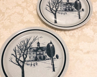 Noritake Colonial Times Stoneware Retired Discontinued Set of 2