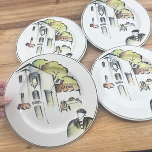 Made In Italy Luncheon Pasta Serving Dinner Plate Traveling Designs Made In Italy Set Of Four