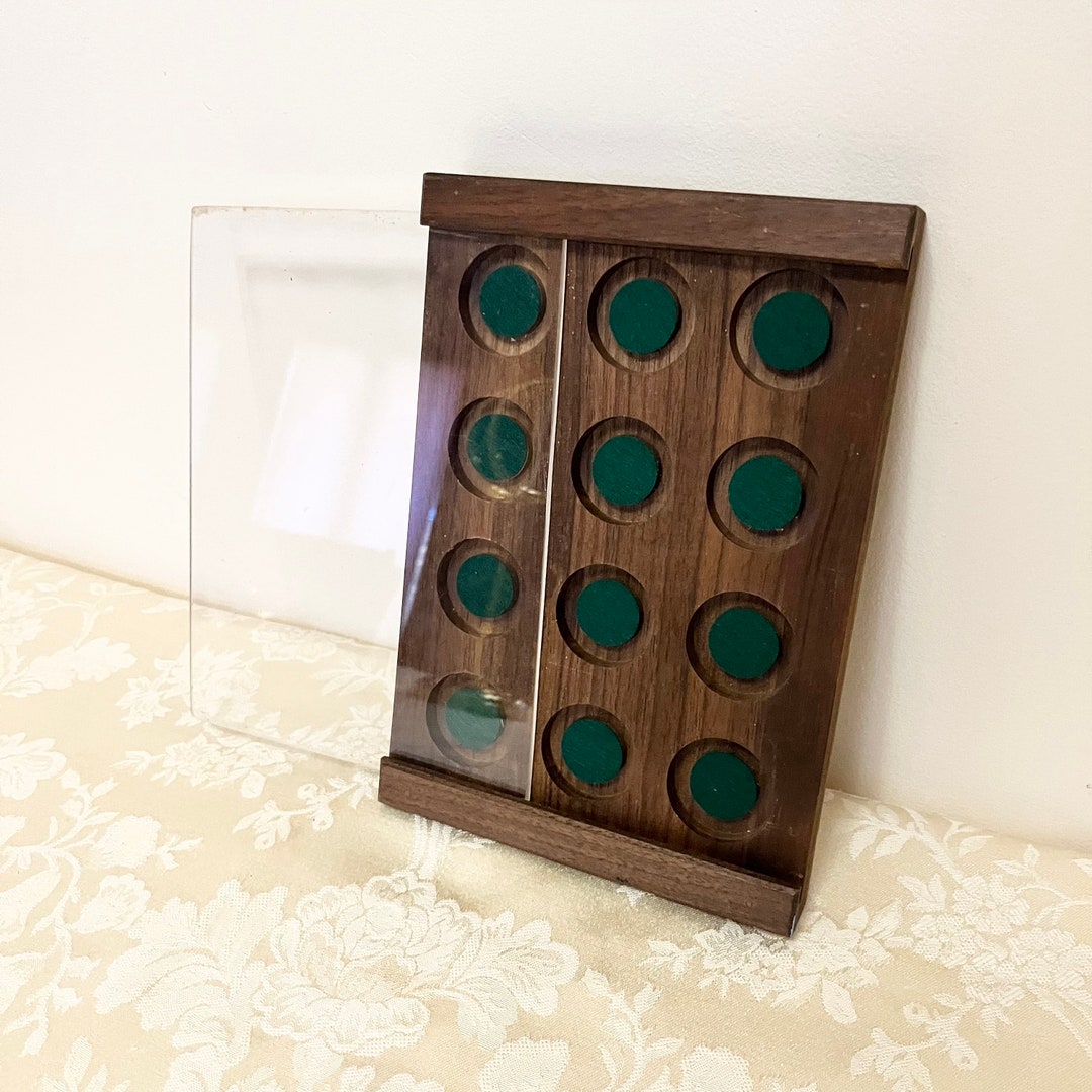 Unique Wooden Coin Collection Display Half Dollar Size Slots Etsy