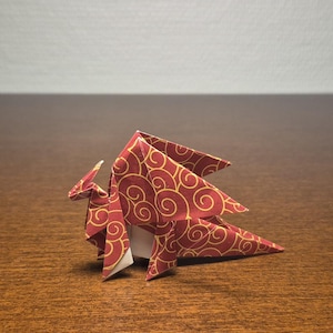 Handmade Origami Dragon