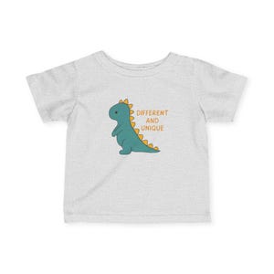 Dinosaur Infant Tee - Different and Unique Tee for Babies, Cute Baby Shirt, Toddler Gift, Baby Shower Gift, Adorable Baby Clothes