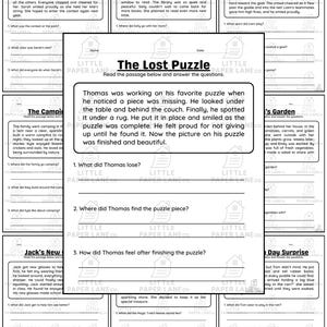 1st Grade Reading Comprehension Worksheets: 20 Literacy Practice Sheets (PDF Download + Answer Key)