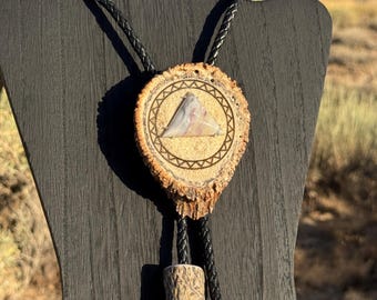 Tosa-Wihi Stone & Elk Antler Bolo