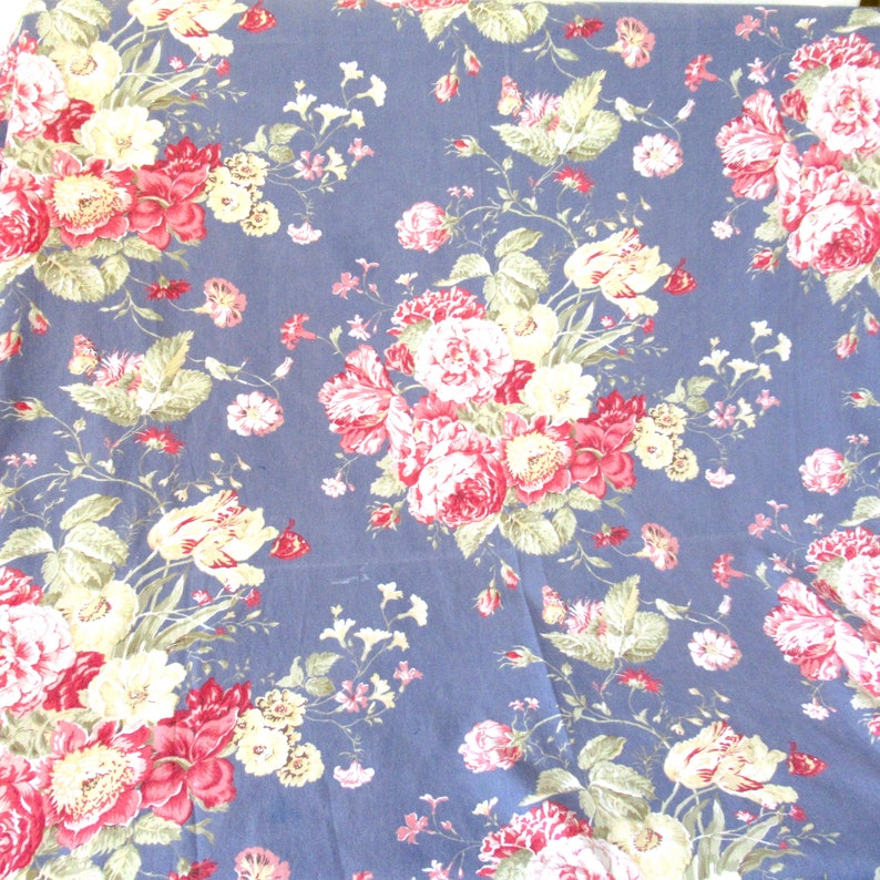 Waverly Garden Room Fabric Vintage 2 Curtain Panels Blue Fl Ds Curtains Window Treatments Home Living Kromasol Com Waverly Garden Room Fabric, Waverly Garden Room Curtains