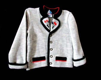 【GIESSWEIN】チロリアン wool jacket Boy's GIESSWEIN BOILED WOOL Sweater Jacket WARM Winter