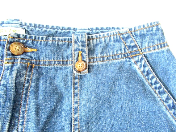 Orvis wide leg Jeans size 16, mid blue denim jean… - image 6