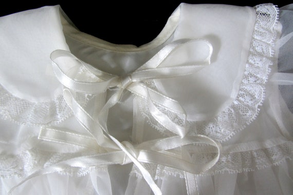 Vintage 3 piece baby girl set, white dress jacket… - image 10