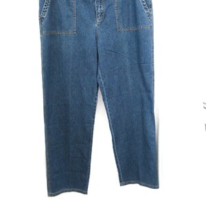Orvis Wide Leg Jeans Size 16, Mid Blue Denim Jeans, Orvis Jeans, Wide ...
