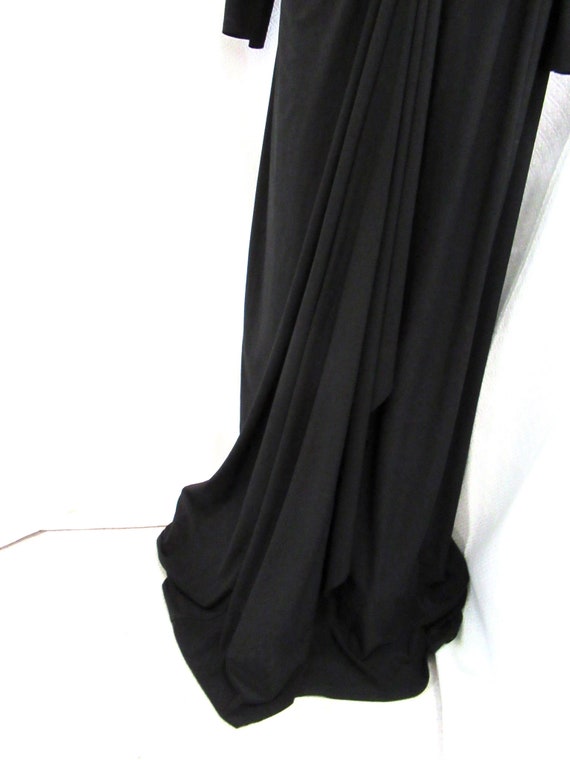 Ralph Lauren wrap black evening dress, long black… - image 6