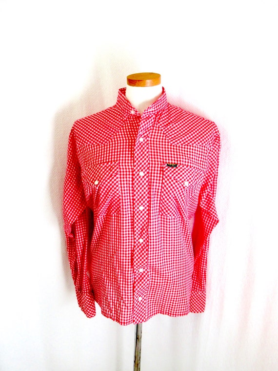 vintage wrangler plaid - Gem