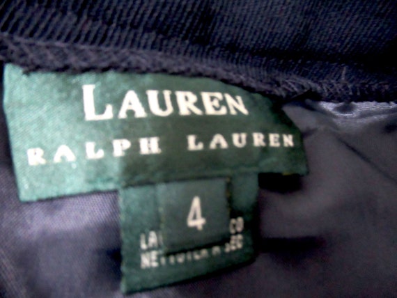 Vintage Ralph Lauren long wool lined skirt, size … - image 3