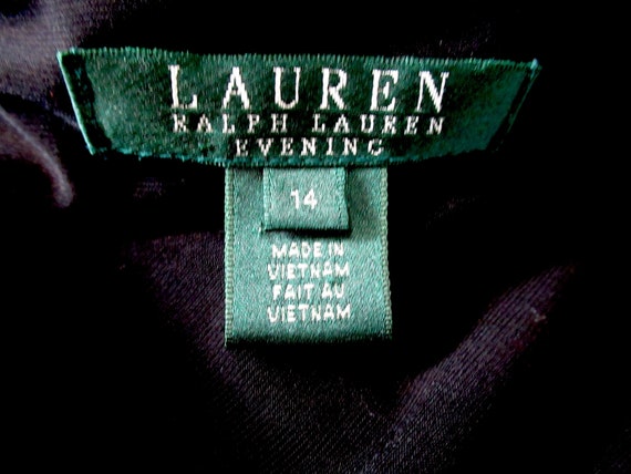 Ralph Lauren wrap black evening dress, long black… - image 7