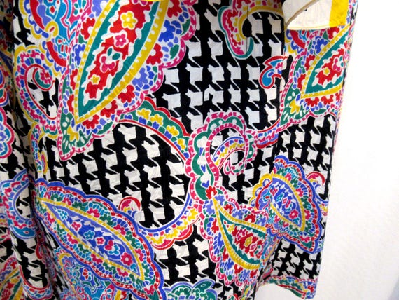 Vintage silk blouse and scarf, Adrianna Papell si… - image 4