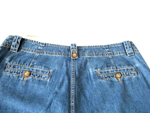 Orvis wide leg Jeans size 16, mid blue denim jean… - image 7