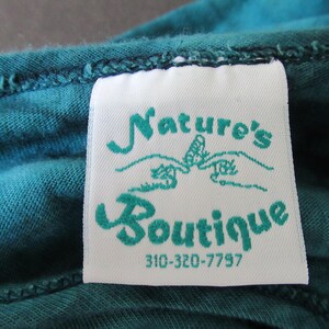 Vintage Green long Sea Turtle Dress XXL, Natures Boutique dress, made in USA, 100% cotton, cotton beach dress, cotton nightwear image 6