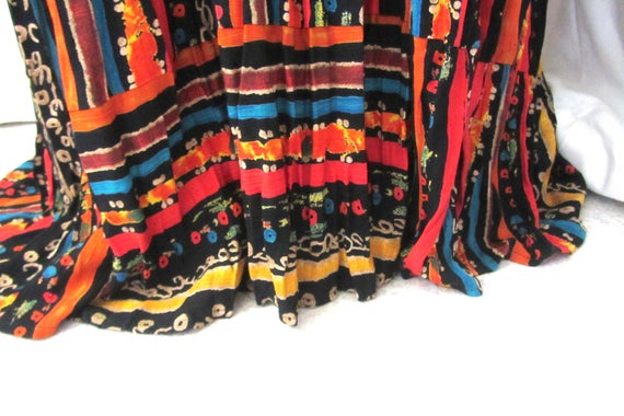 Boho 70s long rainbow dress, long concert dress, … - image 5