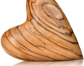 Herz Geschenk Olivenholz Handschmeichler Glücksbringer