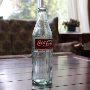 Coca-Cola Vintage Half Liter Glass Bottle 16.9oz | Return for Refund Bottle | Collectible Coca Cola Bottle