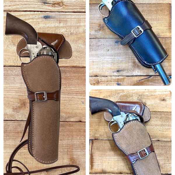 PDF Walk n Draw Holster Pattern Set, Lee Van Cleef Cross draw, Forward Canted 5 1/2 and  7 1/2 inch Barrel.