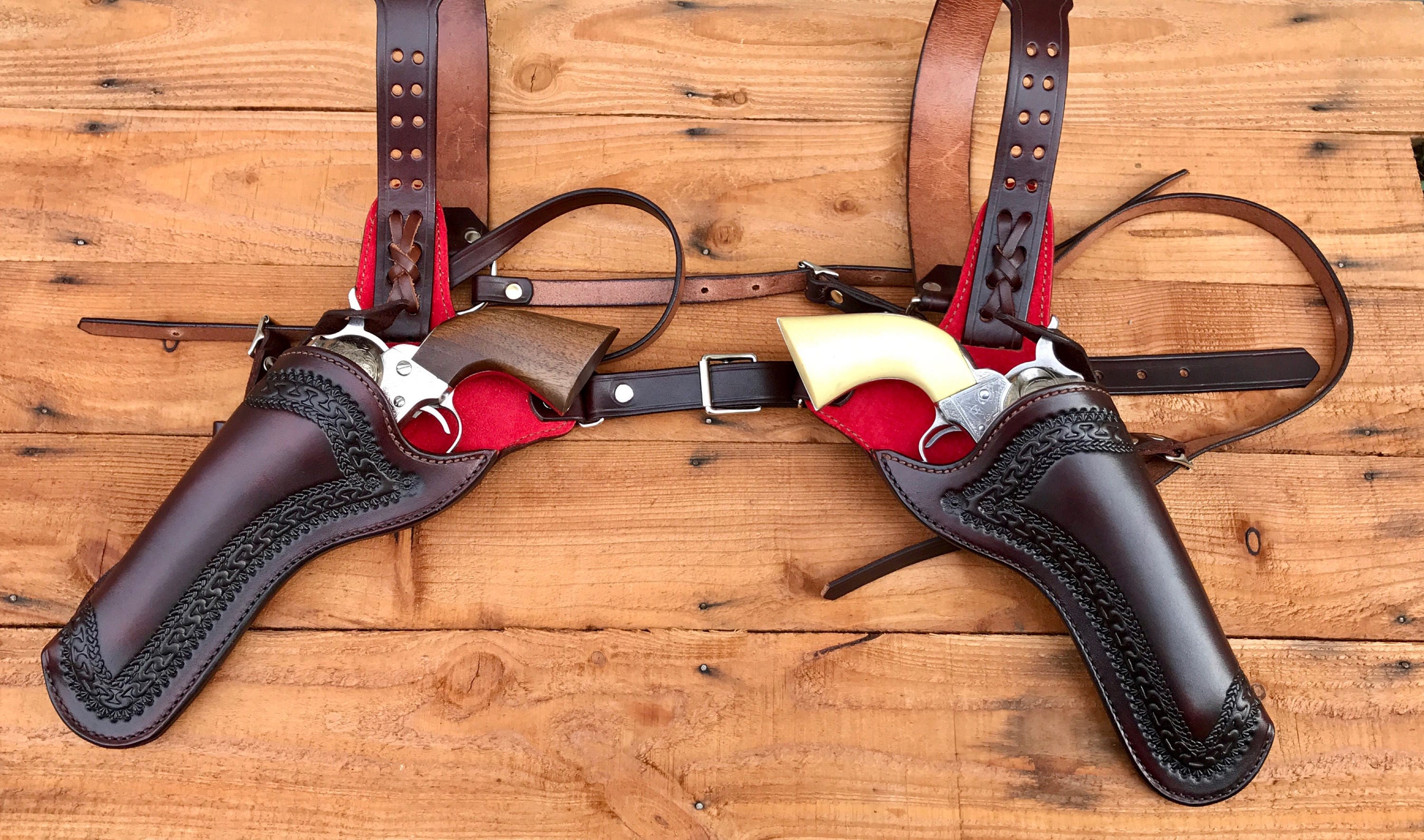 Double Shoulder Holster Etsy