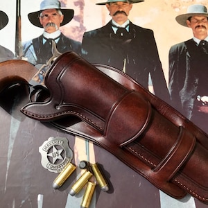 Digital PDF Pattern Set for the Wyatt Earp Mexican Loop Tombstone holster.(((For you to make one yourself)))