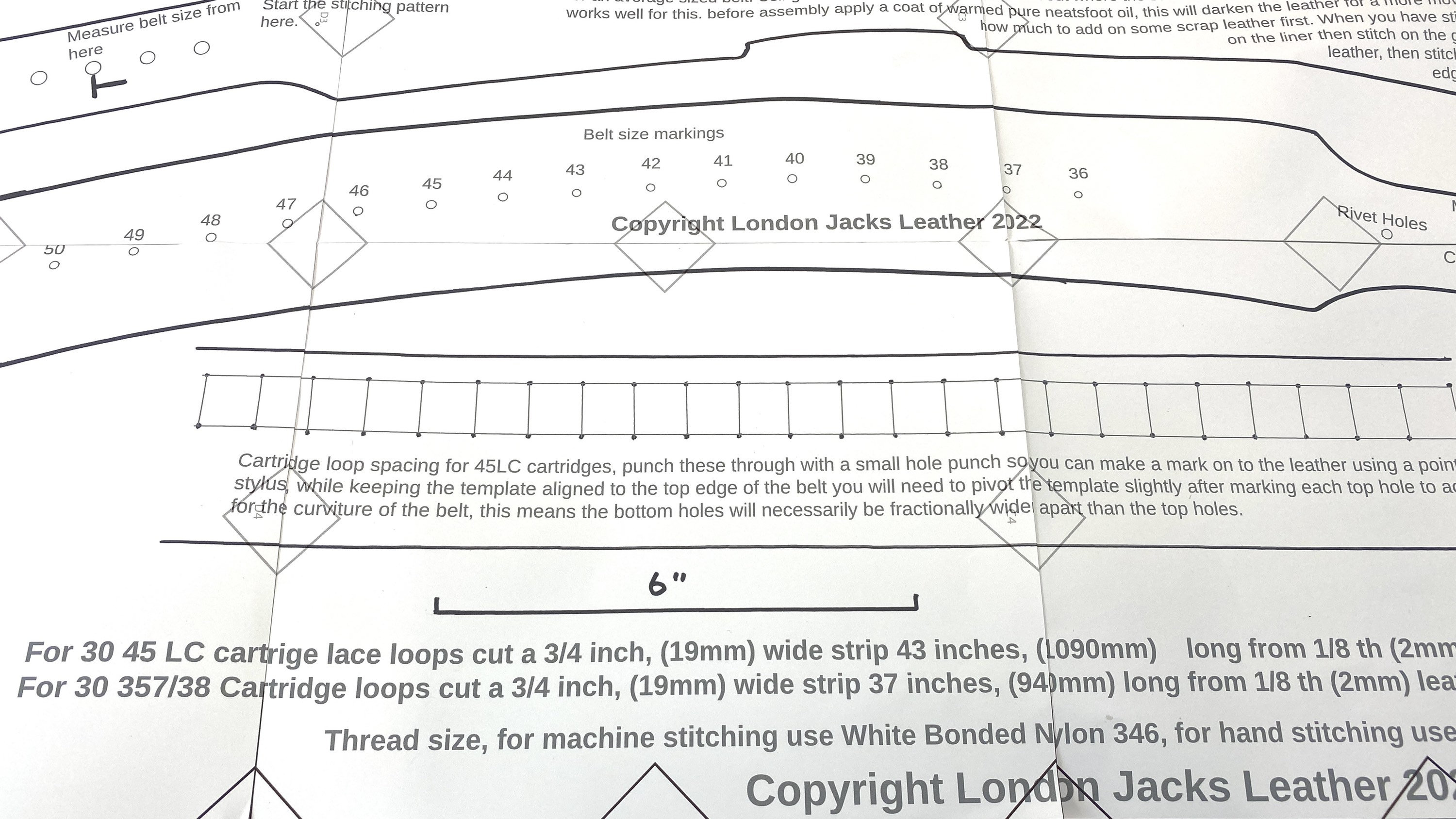 Digital PDF Pattern for making the Eastwood Rig. (((This is a pattern for you to make one yourself)))