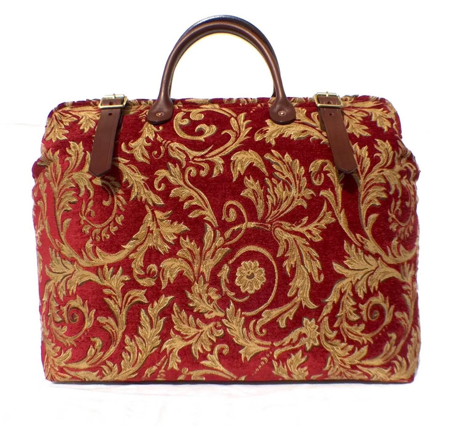 Carpet Bag Weekend/ Overnight/ Flight/ Carry On/