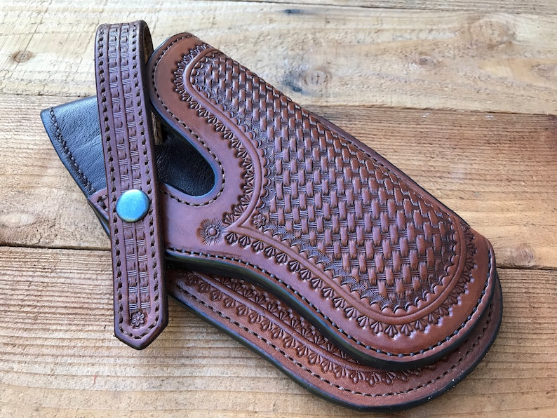 1911 Commander OWB TWO POSITION Custom Leather Holster