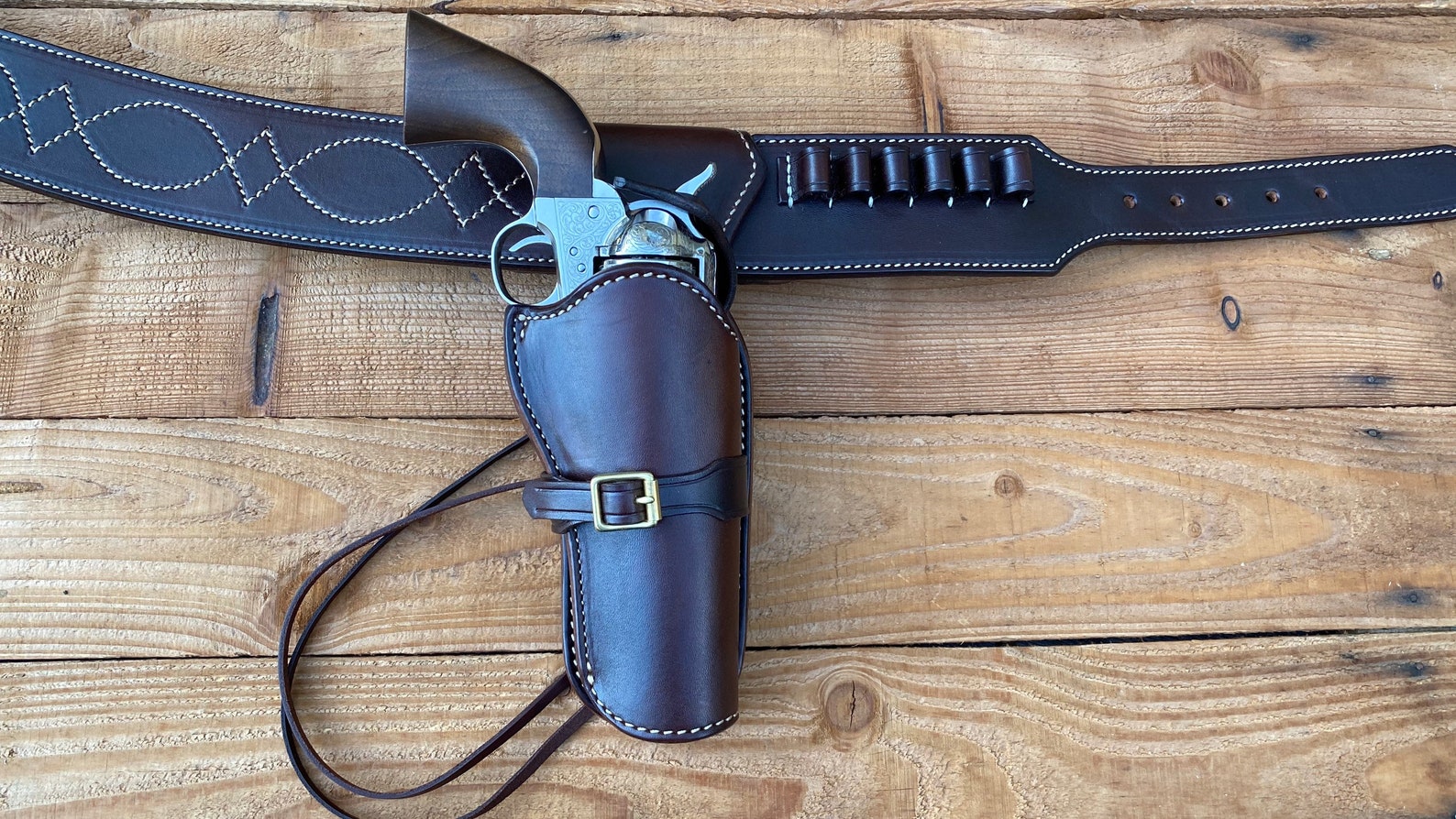 They Call Me trinity Gun Rig With Steel Lined Holster. Etsy Canada