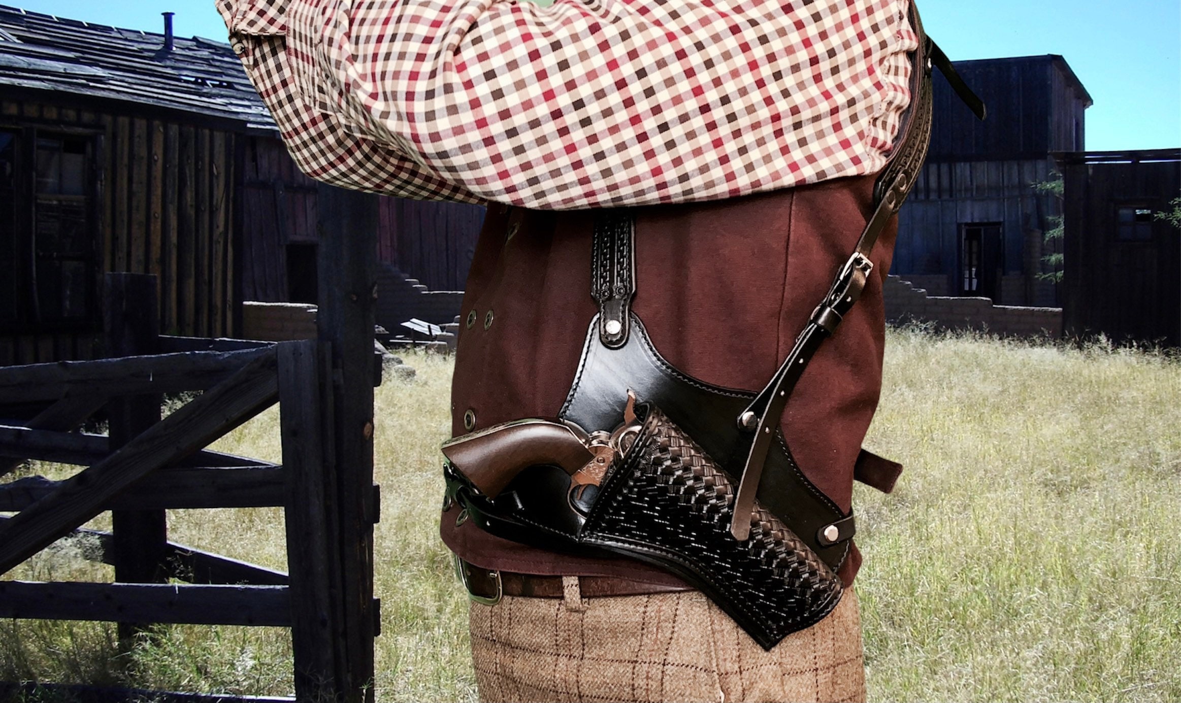 Digital PDF Pattern for making the Doc Holliday Tombstone Movie Shoulder Rig. (((This is a pattern for you to make one yourself)))