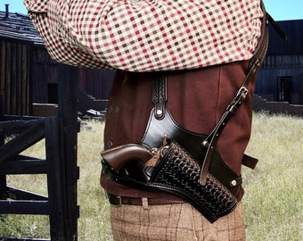 Doc Holiday Tombstone Movie Accurate Shoulder Holster. ((((Made to order))))