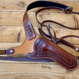 Digital PDF Pattern Set for the Huckleberry Shoulder Holster ((( This is a pattern so you can make it for Yourself)))