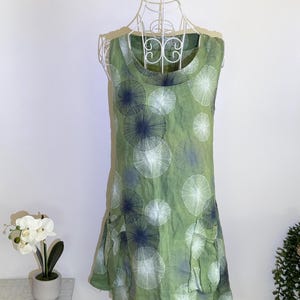 chinese dress ladies Danni Dress in Italian Washed Linen Light Blue Light Blue / M main image 1