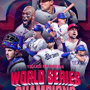 Texas Rangers 2023 World Series Meister Poster 4