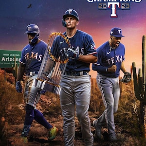 Texas Rangers 2023 World Series Meister Poster 3