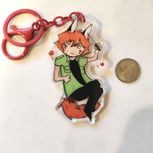 Ren hana double sided acrylic keychain |YKMET||btd||cute|