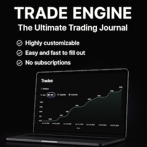 Trade Engine – The Ultimate Notion Trading Journal | For Stocks, Futures, Crypto, Options | Lifetime Access