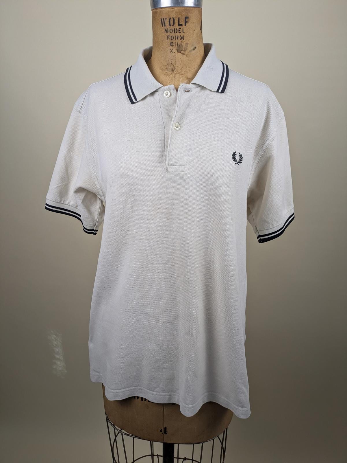 Chemise Fred Perry XL à Carreaux Verts - Manches Longues - Style Mod, Scooter, Années 70 - Occasion