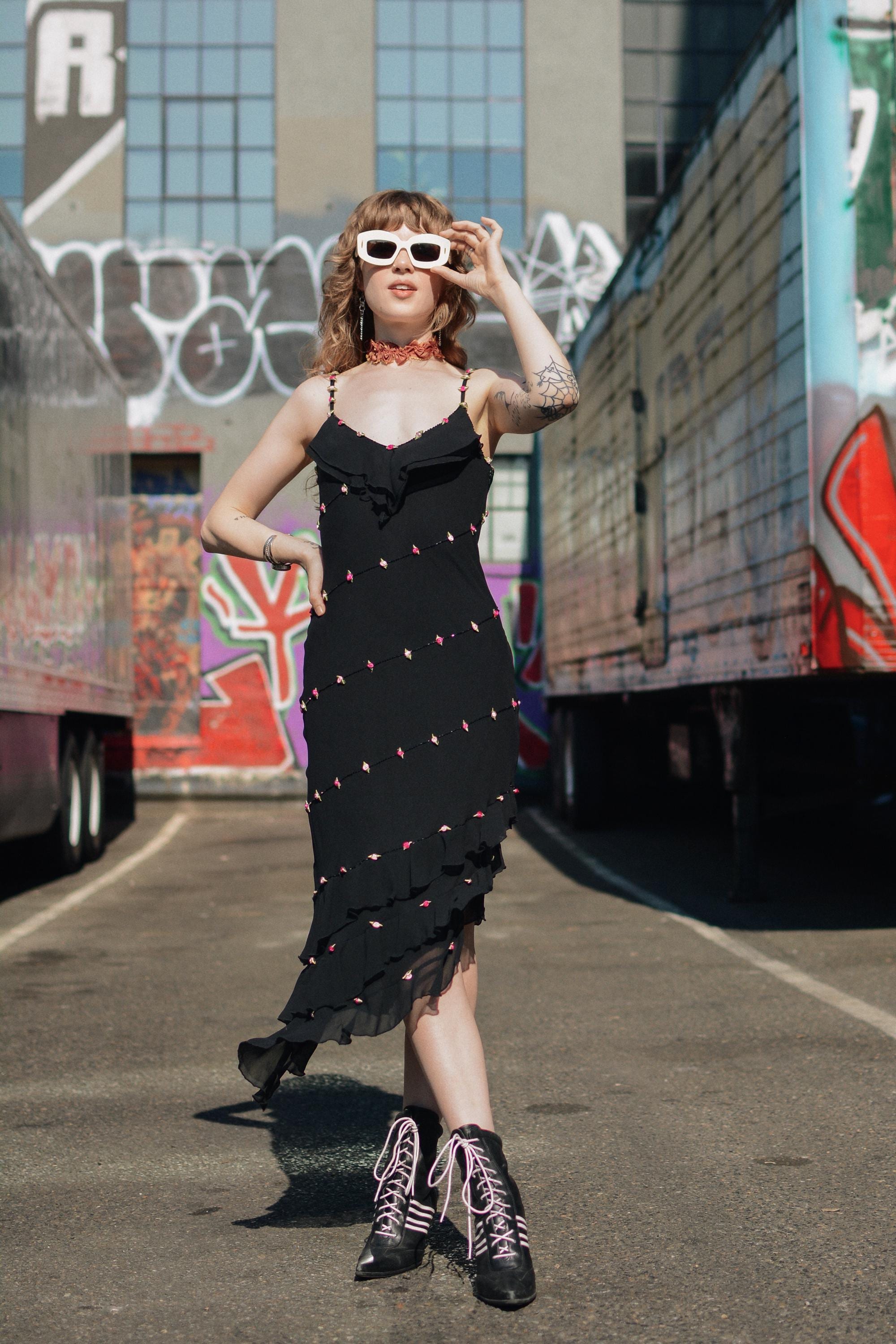 Sue Wong Silk Dress - Etsy
