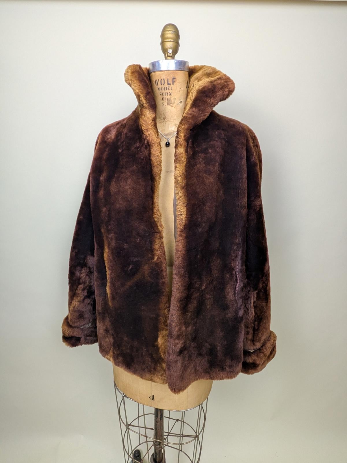 Mouton Lamb Fur Coat - Etsy