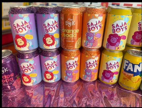 Saja Boys Kpop Demon Hunters Inspired- Soda Pop Can Covers -set of
