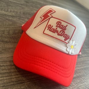 Trucker hat with 3 patches